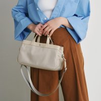 TOPKAPI/トプカピ TOPKAPI 防水ナイロン レザーコンビ ミニトート ショルダーバッグ/507862949