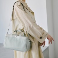 TOPKAPI/トプカピ TOPKAPI 防水ナイロン レザーコンビ ミニトート ショルダーバッグ/507862949