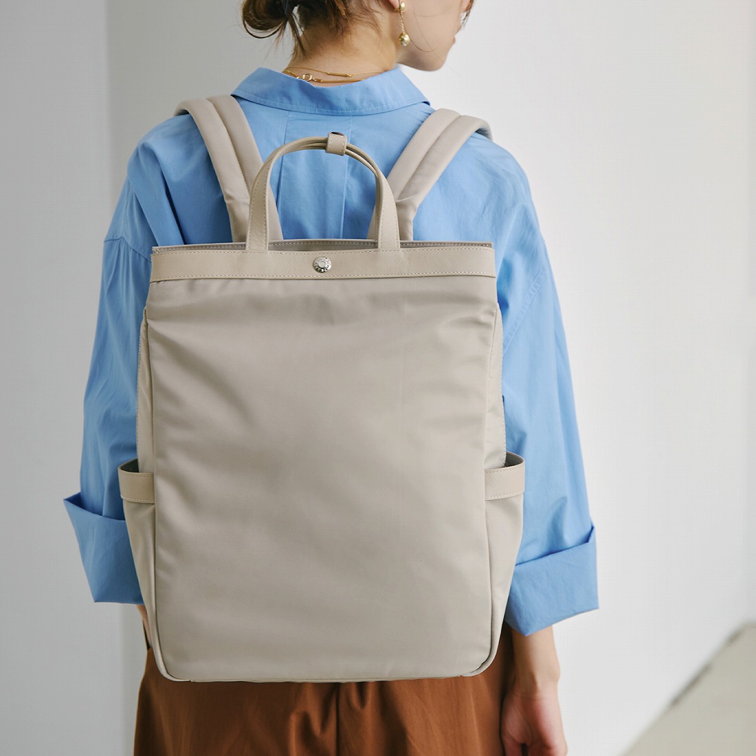 トプカピ TOPKAPI ペーパー丸型2wayワンハンドルバッグ