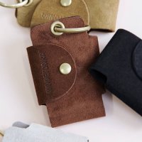 MINNETONKA/ミネトンカ MINNETONKA スエード両面ボタンキーケース suede－key－case－dbr/507863094