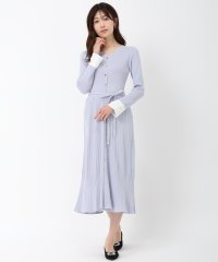MISCH MASCH/ミッシュマッシュ MISCH MASCH 2025春夏新作 カフス袖Vネックニットワンピース/MM517413/507863105