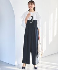 RUIRUE BOUTIQUE/ルイルエブティック RUIRUE BOUTIQUE タックケープカラーブラウス＆サロペットセット/507840716