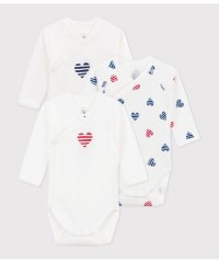 PETIT BATEAU/長袖ボディ３枚組/507864126