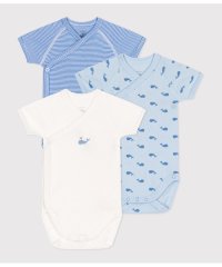 PETIT BATEAU/半袖あわせボディ３枚組/507864127