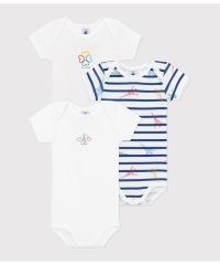PETIT BATEAU/半袖ボディ３枚組/507864175