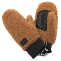 UGG/アグ UGG 手袋 フラッフ ミトン ウィズロゴテープ ベージュ レディース UGG 101099 W UGGFLUFF MITTEN WITH LOGO TA/507864342