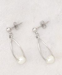 grove/メタルオーバルパール調ピアス/507864469