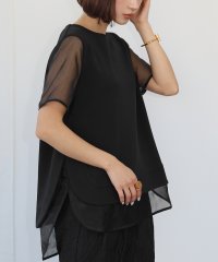 ELFRANK/エルフランク ELFRANK オーガンジーレイヤードプルオーバー【洗える】/507864706