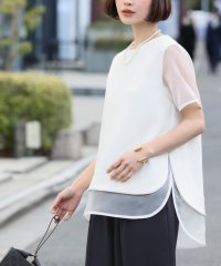 ELFRANK/エルフランク ELFRANK オーガンジーレイヤードプルオーバー【洗える】/507864706