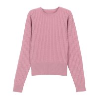KOBE LETTUCE/コウベレタス KOBE LETTUCE コットン100ケーブルニットトップス【クルーネック】 [N1127]/507864785