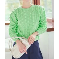 KOBE LETTUCE/コウベレタス KOBE LETTUCE ドットスタッズ付きトゲトゲニットトップス [N1162]/507864788