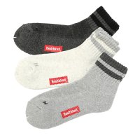 LUXSTYLE/ラグスタイル LUXSTYLE Healthknit(ヘルスニット)シンカー2本ラインショートソックス3足セット/3足セット 3P ショートソックス スニーカー/507864832