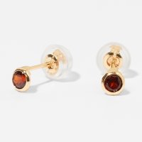 L&Co./エルアンドコー L&Co. K10誕生石ピアス【1月ガーネット】/507865211