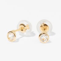 L&Co./エルアンドコー L&Co. K10誕生石ピアス【6月ムーンストーン】/507865215
