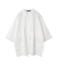 mizuiro ind/mizuiro ind バテンレースワイドシャツ/507865314