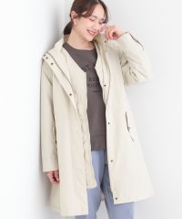 SHOO・LA・RUE/【撥水/防花粉/S－LL】ライナー付き ミリタリーフーデッドコート/507865346