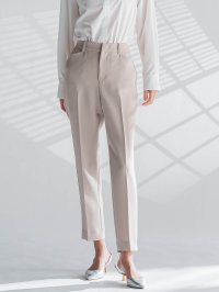 la.f…(Lsize)/ラ エフ エルサイズ la.f…(Lsize) 【大きいサイズ】ダブルクロステーパードパンツ≪洗濯機で洗える≫/507865406