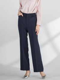 la.f…(Lsize)/ラ エフ エルサイズ la.f…(Lsize) 【大きいサイズ】セラテリーダブルクロスセミフレアパンツ≪洗濯機で洗える≫/507865407