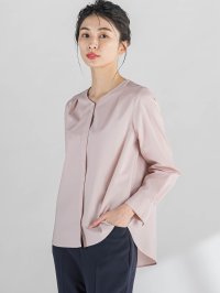 la.f…(Lsize)/ラ エフ エルサイズ la.f…(Lsize) 【大きいサイズ】ボウタイリボンブラウス≪洗濯機で洗える≫/507865409
