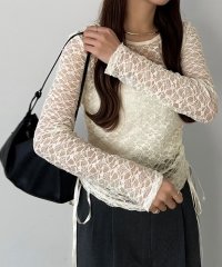 callautia/カラウティア callautia callautia サイドギャザーレーストップス/507865631