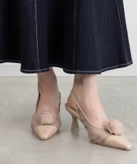 RANDA/ランダ RANDA ローズコサージュ付き2WAYバックストラップパンプス/507865723