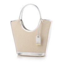 perche/ペルケ perche キャンバス・牛革トリミング2wayトート/507865755