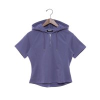 NERDY/ノルディ NERDY W'S S/S MINI HOODIE 　ミニフーディ（グレイッシュパープル）/507865803
