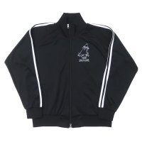 cinemacollection/シネマコレクション cinemacollection ムーミン ジャージ トラックジャケット スナフキン BKxWH Lサイズ 北欧 ワタナベ 長袖 ジップアッ/507866087