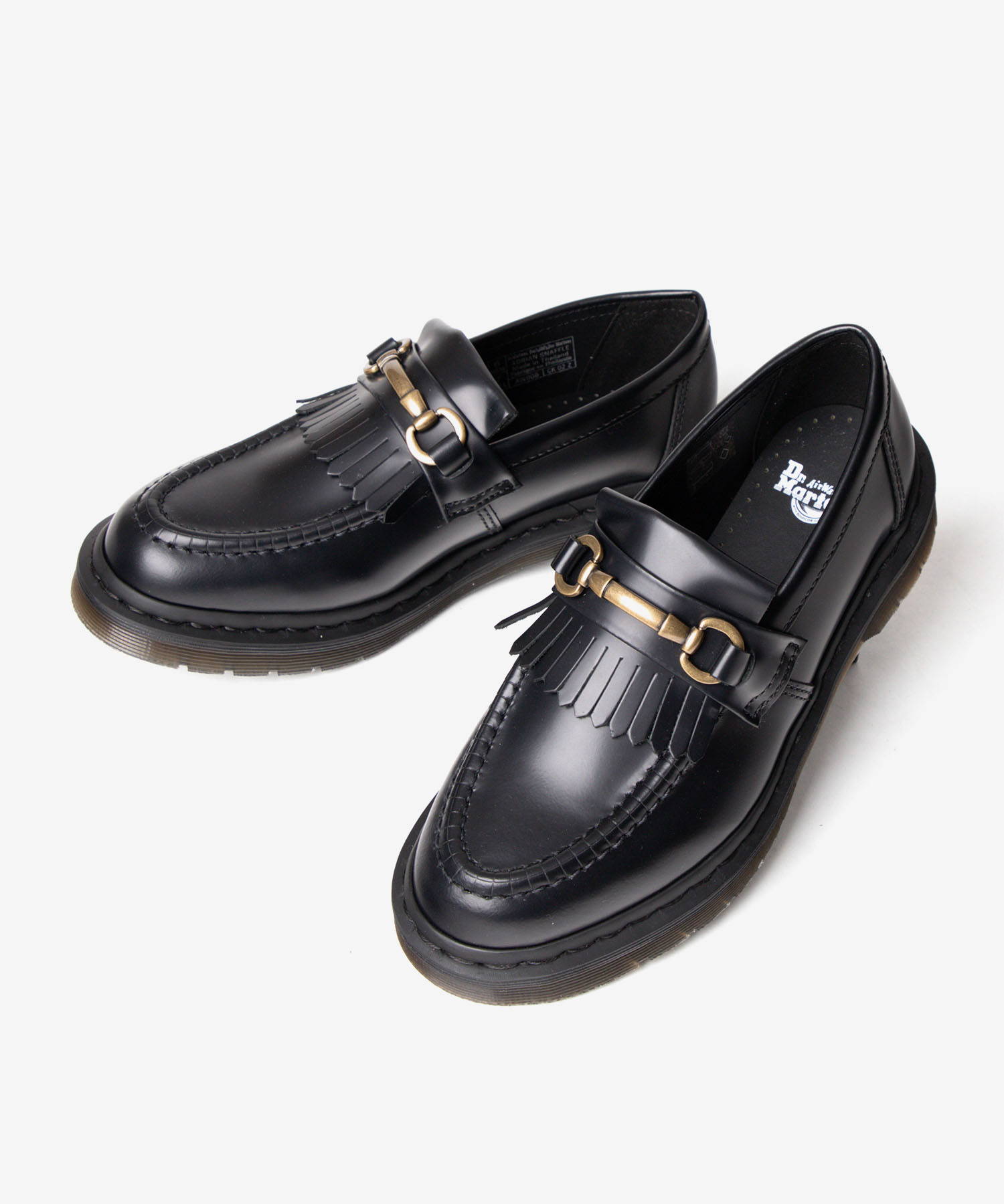 ドクターマーチン　38 ローカット　ブーツ　ショート　24.5 黒　ローファー ドクターマーチン(DR.MARTENS)(ROYDRM)の通販 - d fashion