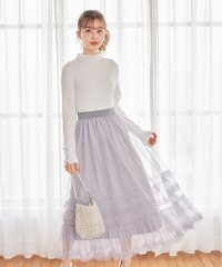 tocco closet/トッコクローゼット tocco closet チュールフリルフレアスカート/507866352