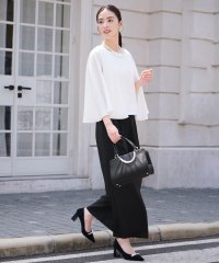 DRESS+/ドレスプラス DRESS+ ケープ風ワイドパンツドレス/504025050
