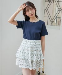 MAJESTIC LEGON/カットレースフリルミニスカパン/507608433