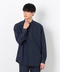 COMME CA ISM MENS/ウールライク バンドカラー シャツ/507834872