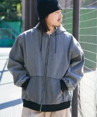 VENCE　EXCHANGE/デニムフルジップパーカー/507838860