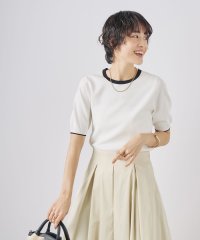 NOLLEY’S sophi/《アンサンブル対応》《手洗い可能》マルチファンクション総針ショートスリーブプルオーバーニット/507839182