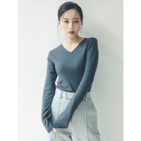 anuans/アニュアンス anuans シルクブレンドVネックニットトップス/507866607