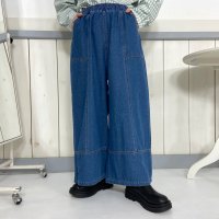 CRB/シーアールビー CRB デニム切替ワイドパンツ/507866630