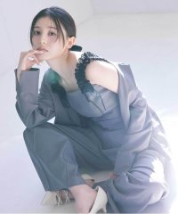 JILL by JILL STUART/ベルト付きハイウエストスラックスパンツ/507867246