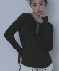 miette/ヘンリーネックリブトップス/507867319