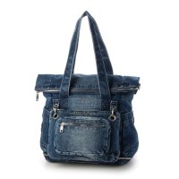 Desigual/デシグアル Desigual デニムのマルチポジションXLボイジャーバックパック/507868158