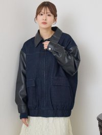 RETRO GIRL/レトロガール RETRO GIRL ドッキングFレザージャケット/507868331