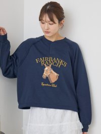 RETRO GIRL/レトロガール RETRO GIRL ヘンリーネックトレーナー/507868333