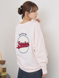 RETRO GIRL/レトロガール RETRO GIRL サガラ刺繍トレーナー/507868335