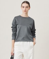 ICB（LARGE SIZE）/【洗える】サテンボンディング クルーネックプルオーバー/507868396