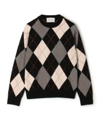 TOMORROWLAND MENS/TOMORROWLAND tricot シルク アーガイル クルーネックニット/507868532