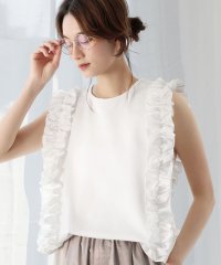 ELFRANK/エルフランク ELFRANK サイドフリルノースリーブカットソー【洗える】/507868572