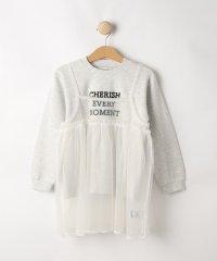 SHOO・LA・RUE(Kids) /【100－150cm/洗える/2点セット】大人顔負け ロゴロンT＋チュールキャミ/507868596