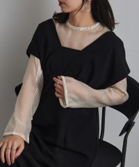 MAISON BREEZE reveur/メゾンブリーズレヴール MAISON BREEZE reveur シースルートップスセットVラインワンピース trc/507868966