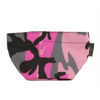 Herve Chapelier/エルベシャプリエ Herve Chapelier ポーチ アクセサリー 舟型ポーチM 927F F36 CAMOUFLAGE GRIS ROSE/507869124