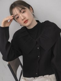 RETRO GIRL/レトロガール RETRO GIRL フリル襟カーデニットSET/507869247
